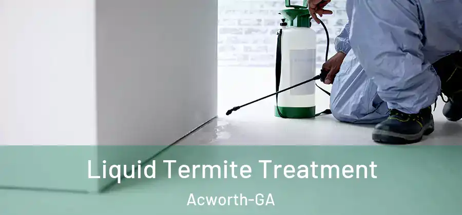  Liquid Termite Treatment Acworth-GA